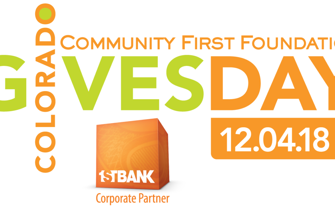 Colorado Gives Day 2018 – TODAY!